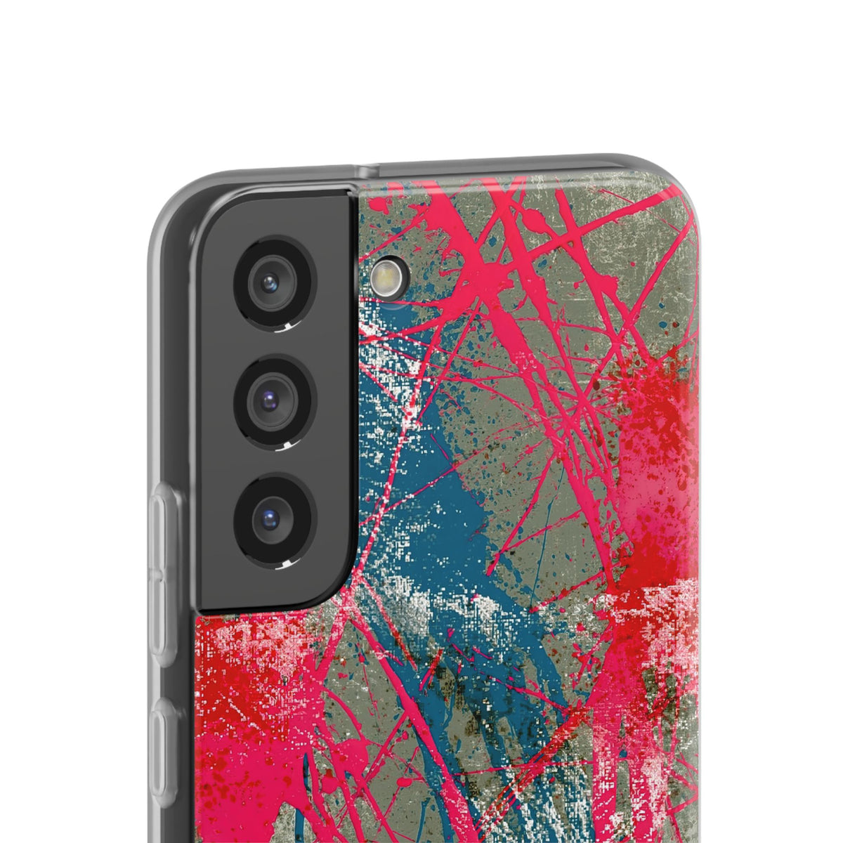 Neon Static Drip · Lite Phone Case for Samsung · Pink