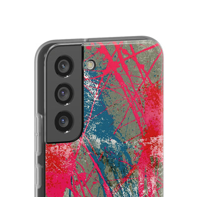 Neon Static Drip · Lite Phone Case for Samsung · Pink