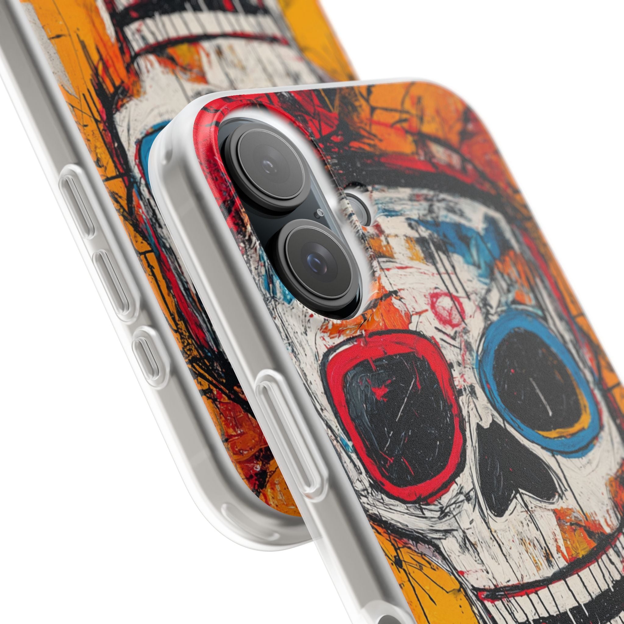 Vivid Graffiti Skull · Soft Custodia per iPhone