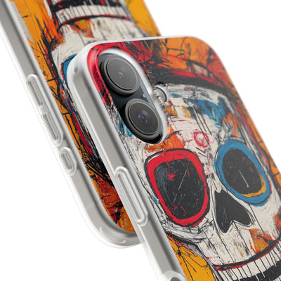 Vivid Graffiti Skull · Soft Custodia per iPhone