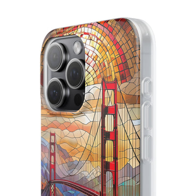 Crimson Arch Coast · Soft Custodia per iPhone