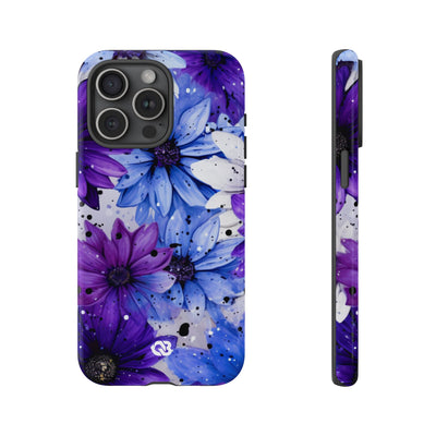 Ink Splatter Blooms · Tough Coque de téléphone pour iPhone