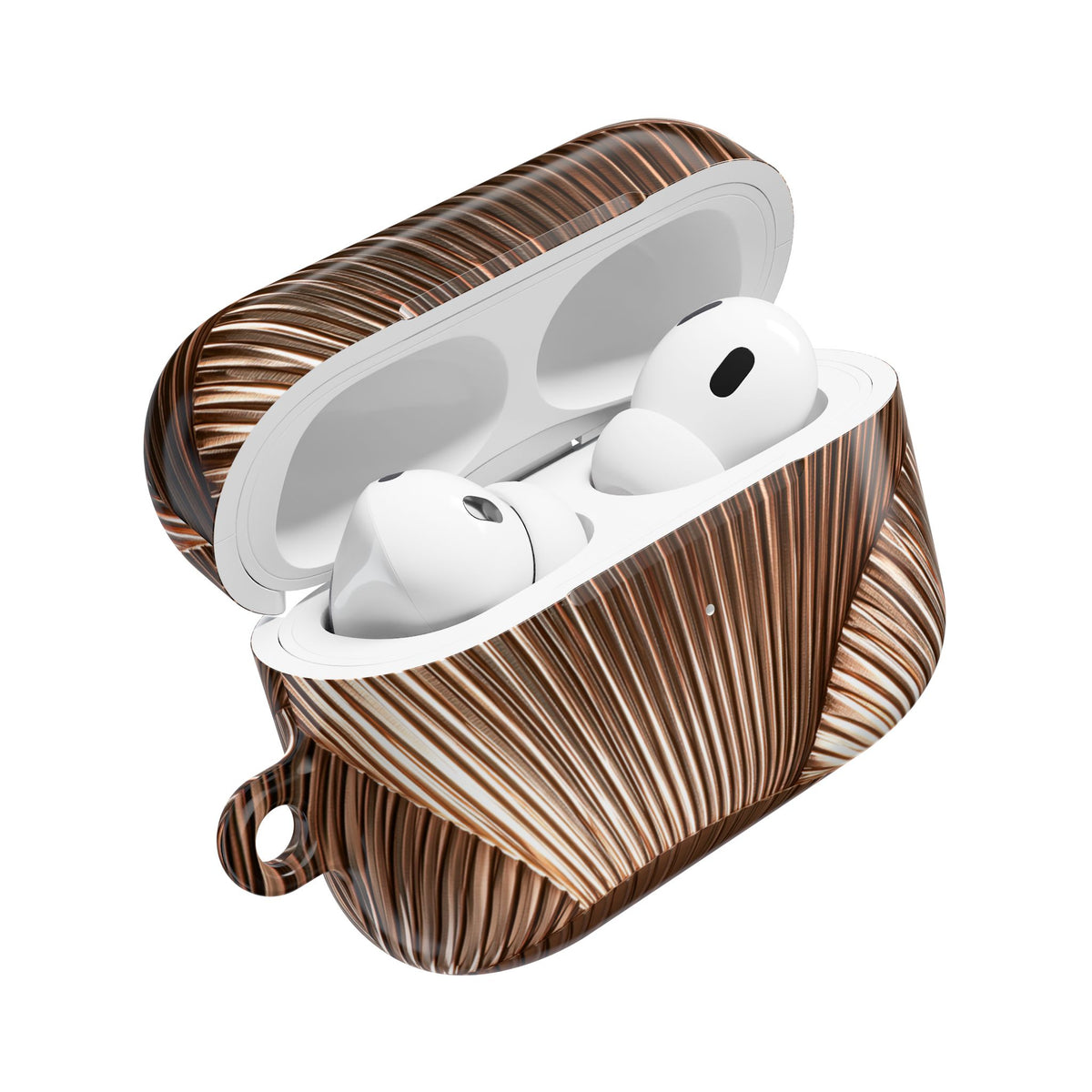 Rose Gilded Fan · Hard Case for AirPods & AirPods Pro · Gold