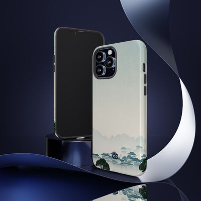 Misty Dynasty Horizon · Tough Phone Case for iPhone · Blue