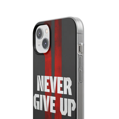 Crimson Grit Resolve · Soft Custodia per iPhone