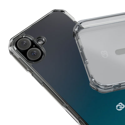 Teal Impact MagSafe Phone Case for iPhone - Abyss Teal Haze