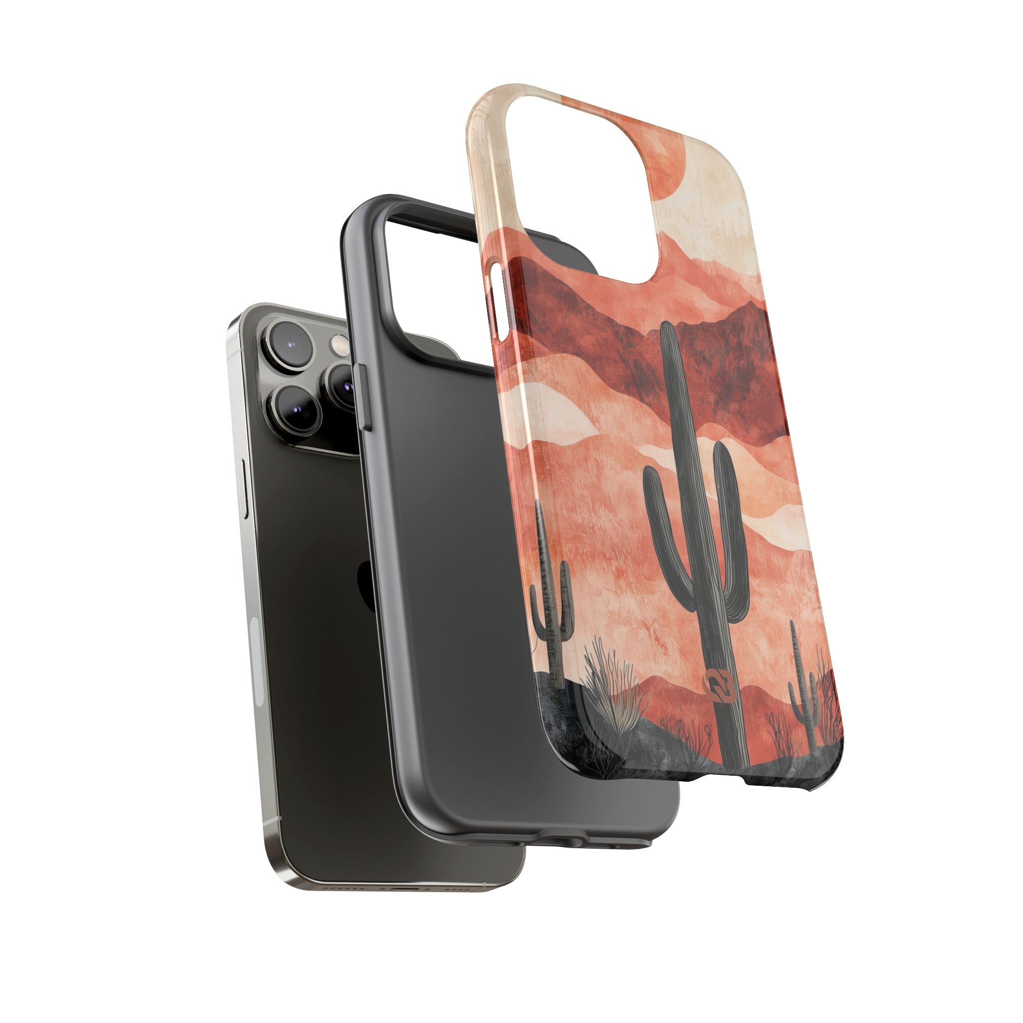 Terracotta Desert Sun · Tough Phone Case for iPhone