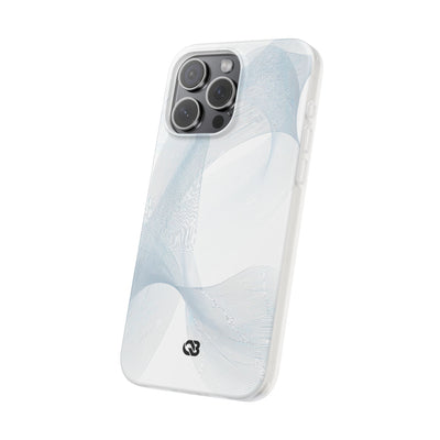 White Lite Phone Case for iPhone - Arctic Line Current