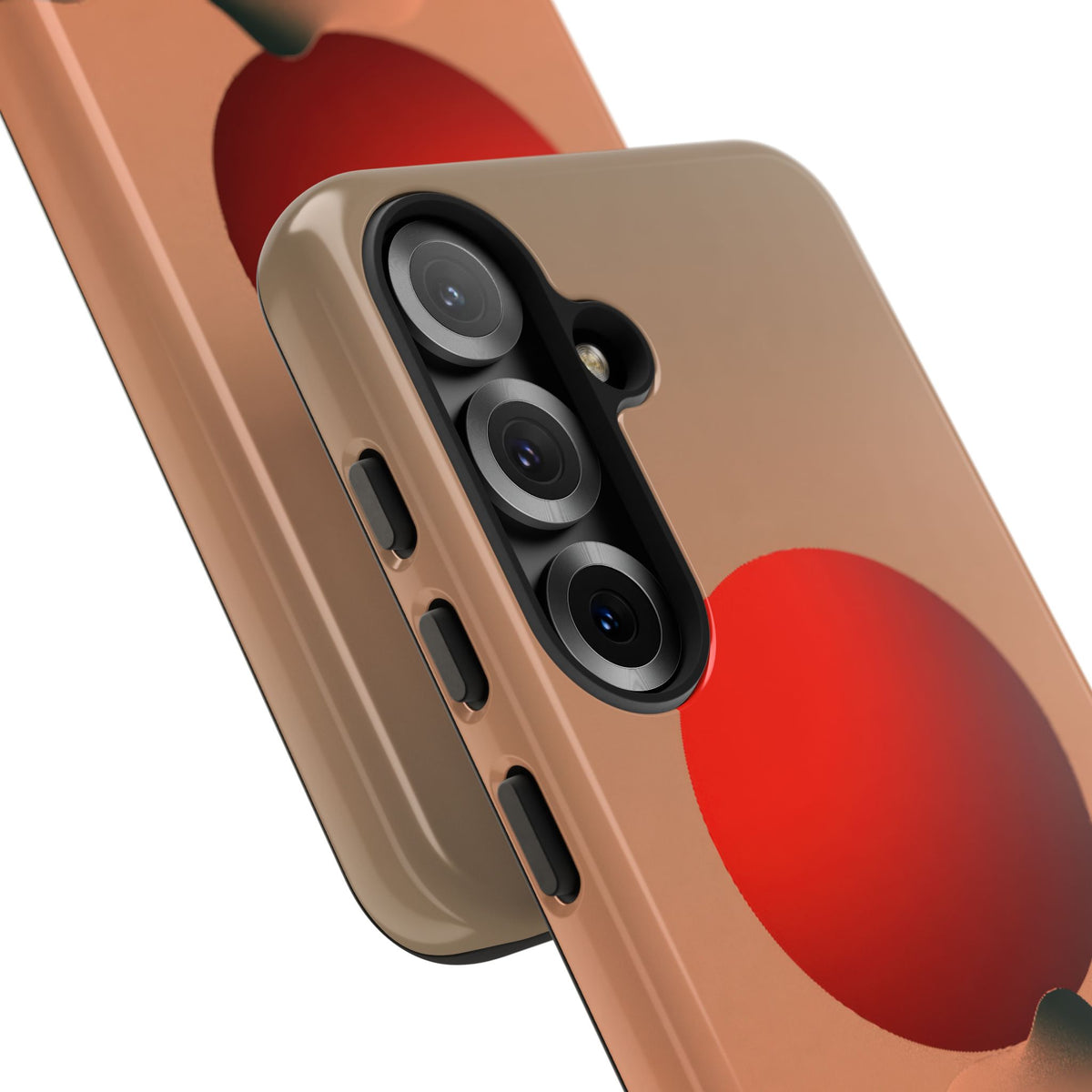 Crimson Sol Ridge · Tough Phone Case for Samsung · Red