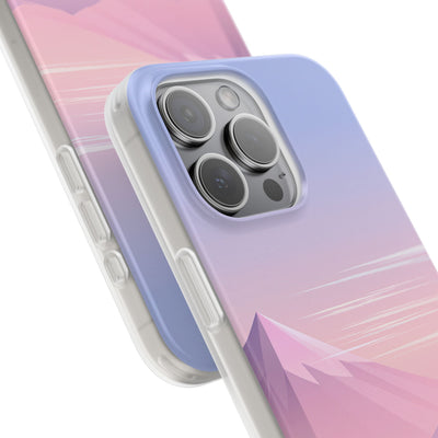 Purple Lite Phone Case for iPhone - Lavender Alpine Dawn