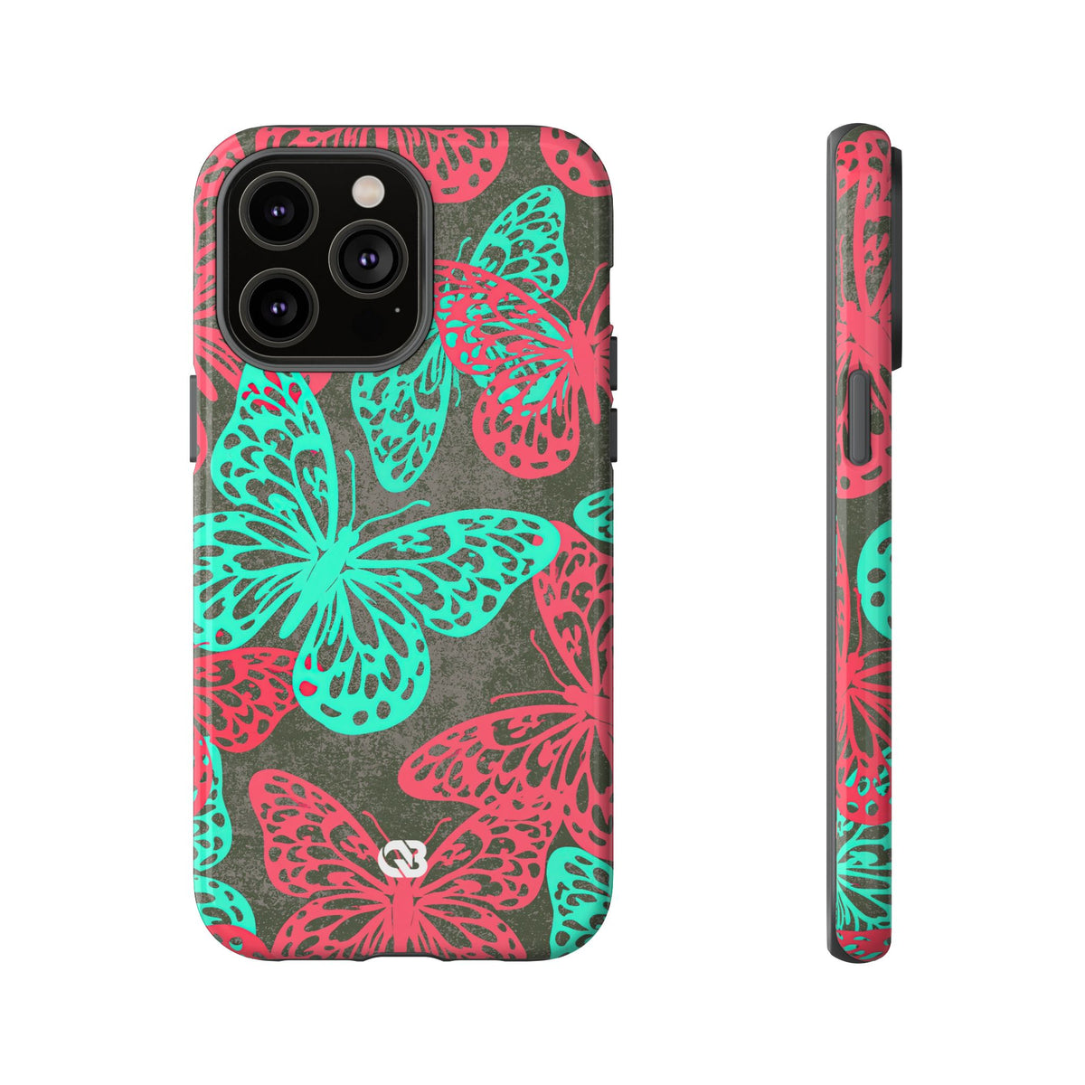 Electric Papillon · Tough Phone Case for iPhone · Pink