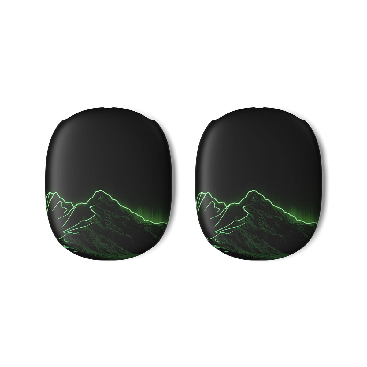 Nordic Mountain Contour · Hard Case for AirPods Max · Black
