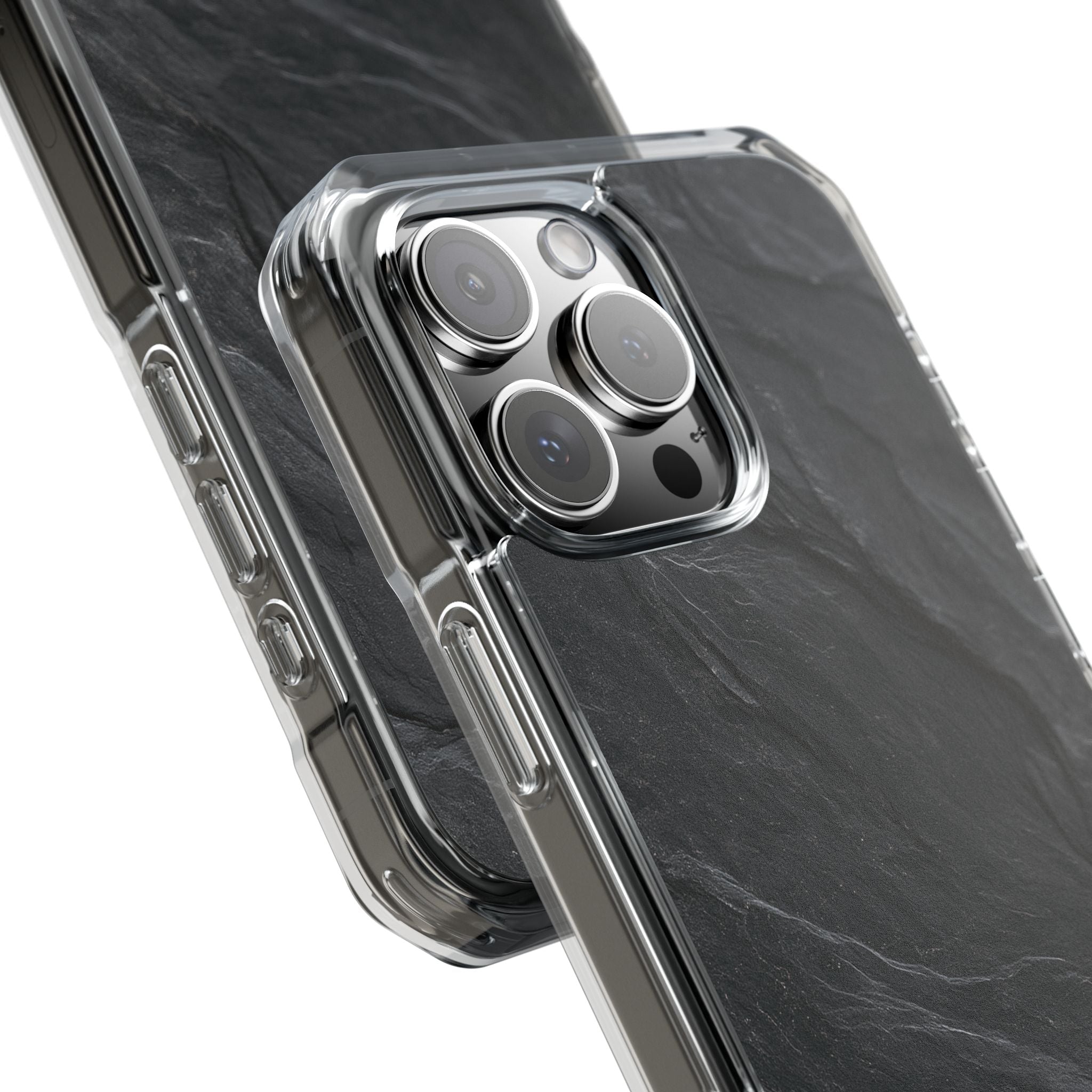 Black Impact MagSafe Phone Case for iPhone - Midnight Slate Ridge
