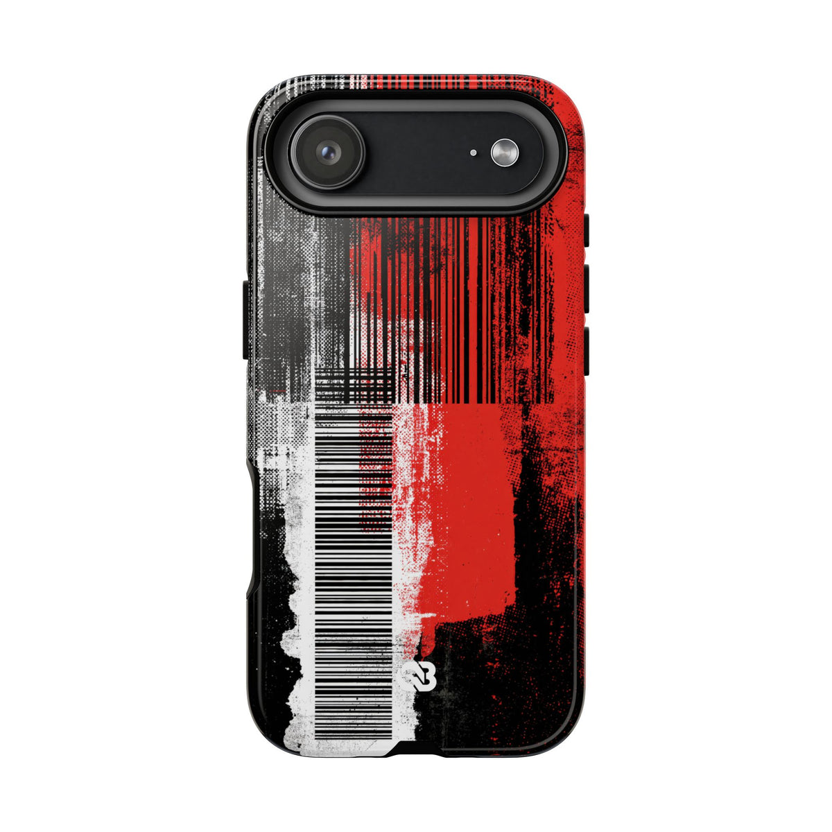 Distorted Barcode · Tough Phone Case for iPhone · Black