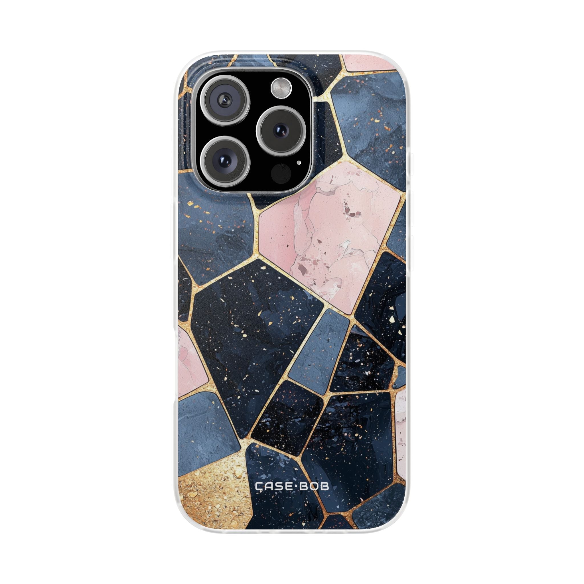 Golden Mosaic iPhone 16 Pro Case - Soft - CASE•BOB