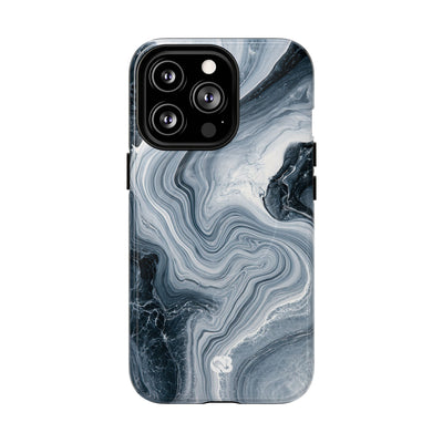 Suminagashi Ink Flow · Tough 2.0 Magnetic Phone Case for iPhone · Grey