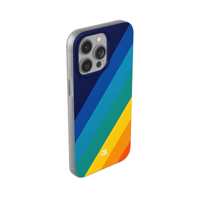 Prismatic Slant · Soft Phone Case for iPhone