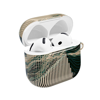 Orbital Terrain · Hard Case for AirPods & AirPods Pro · Green