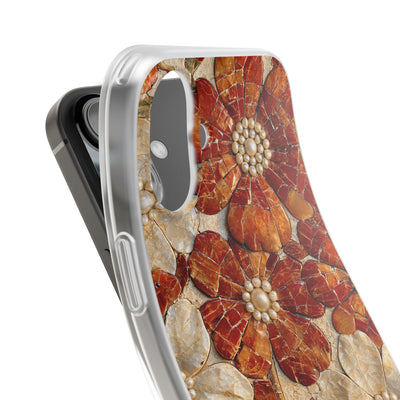 Carnelian Pearl Bloom · Lite Phone Case for iPhone ·  Orange
