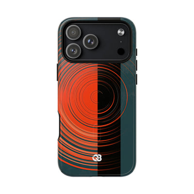 Teal Tough 2.0 Magsafe Phone Case for iPhone - Burnt Slate Radial