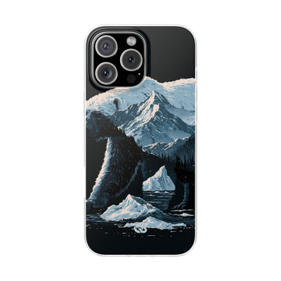 Nordic Arctic Bear · Lite Phone Case for iPhone ·  Black