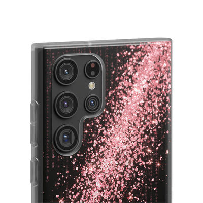 Rose Digital Cascade · Lite Phone Case for Samsung · Pink