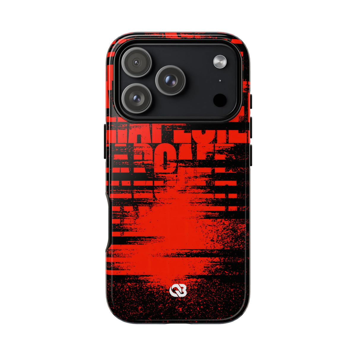 Crimson Redaction · Tough Phone Case for iPhone · Black