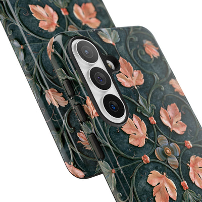 Florentine Rose Arabesque · Tough Phone Case for Samsung · Green