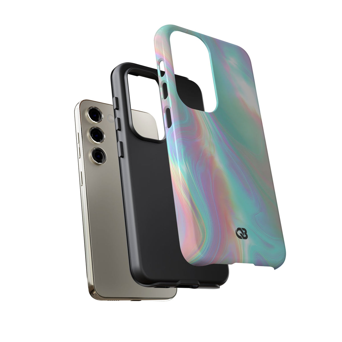 Prismatic Liquid Light · Tough Phone Case for Samsung · Teal