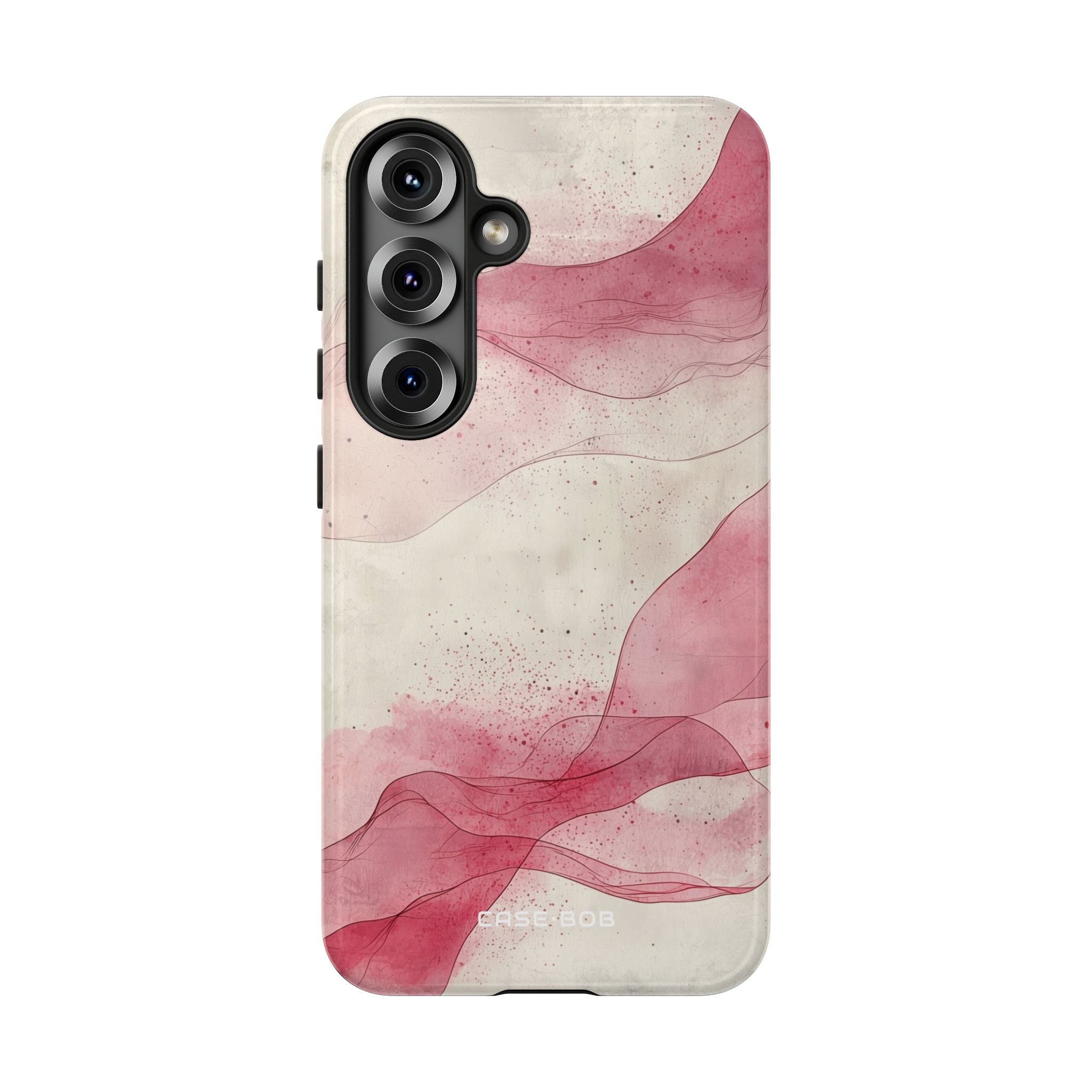 Crimson Waves Samsung S25 Case - Tough