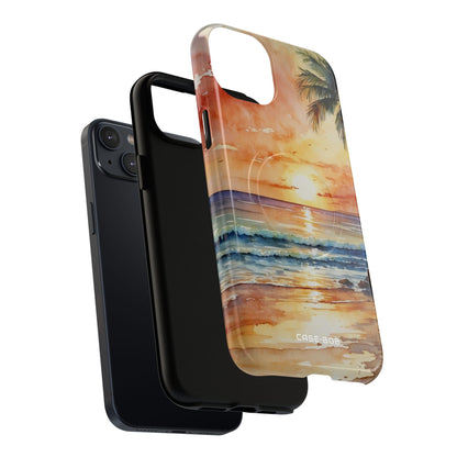 Sunset Palm iPhone 14 Plus Case - Tough+