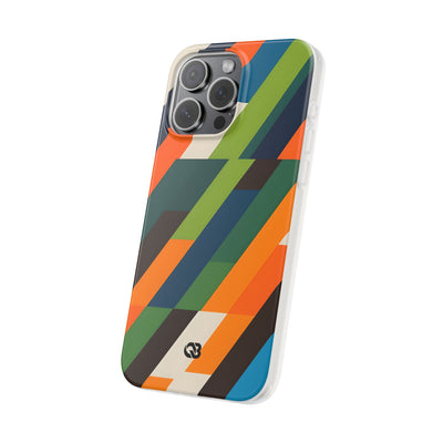 Angled Retro Mosaic · Soft Handyhülle für iPhone
