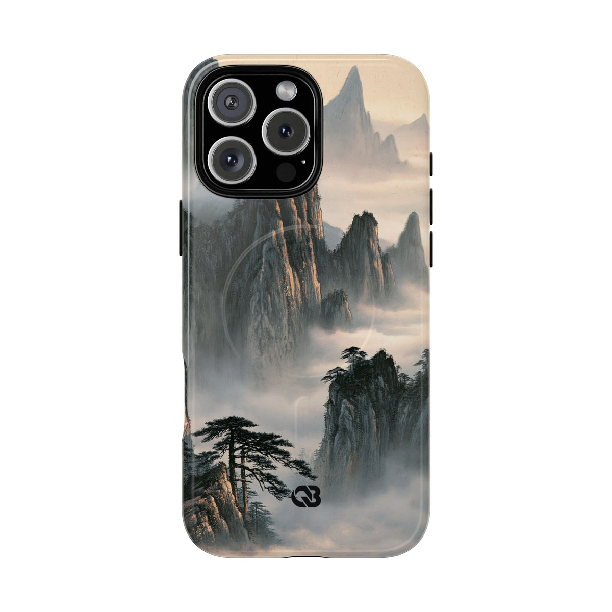 Sacred Mountain Mist · Tough 2.0 Magnetic Phone Case for iPhone · Beige