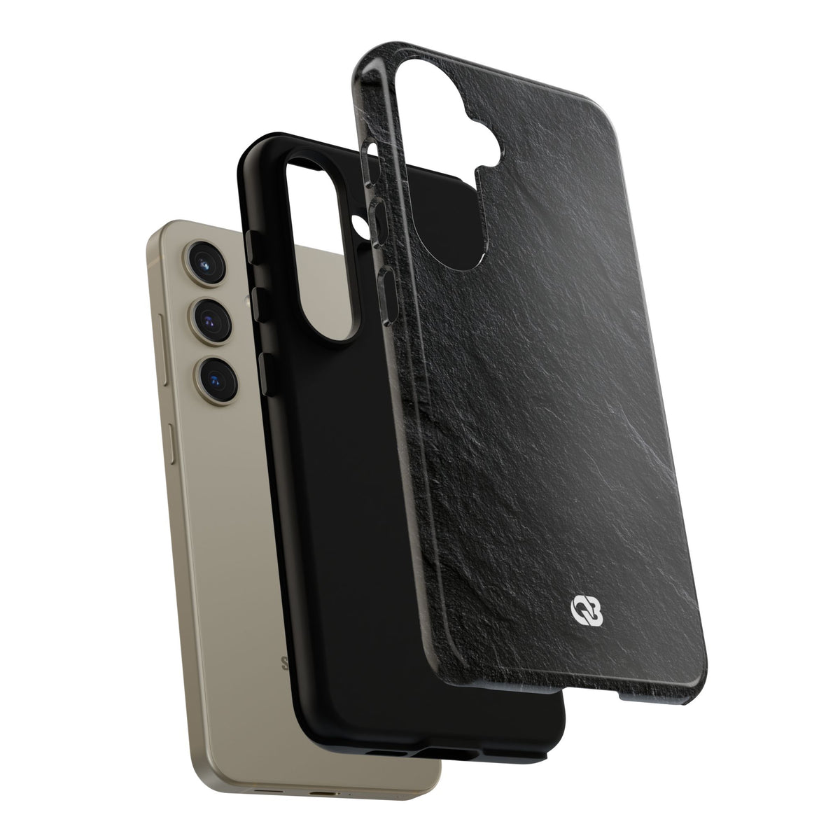 Obsidian Slate · Tough Phone Case for Samsung · Black