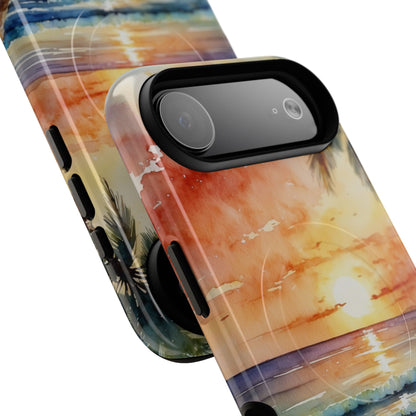 Sunset Palm iPhone 17 Air Case - Tough+ - CASE•BOB