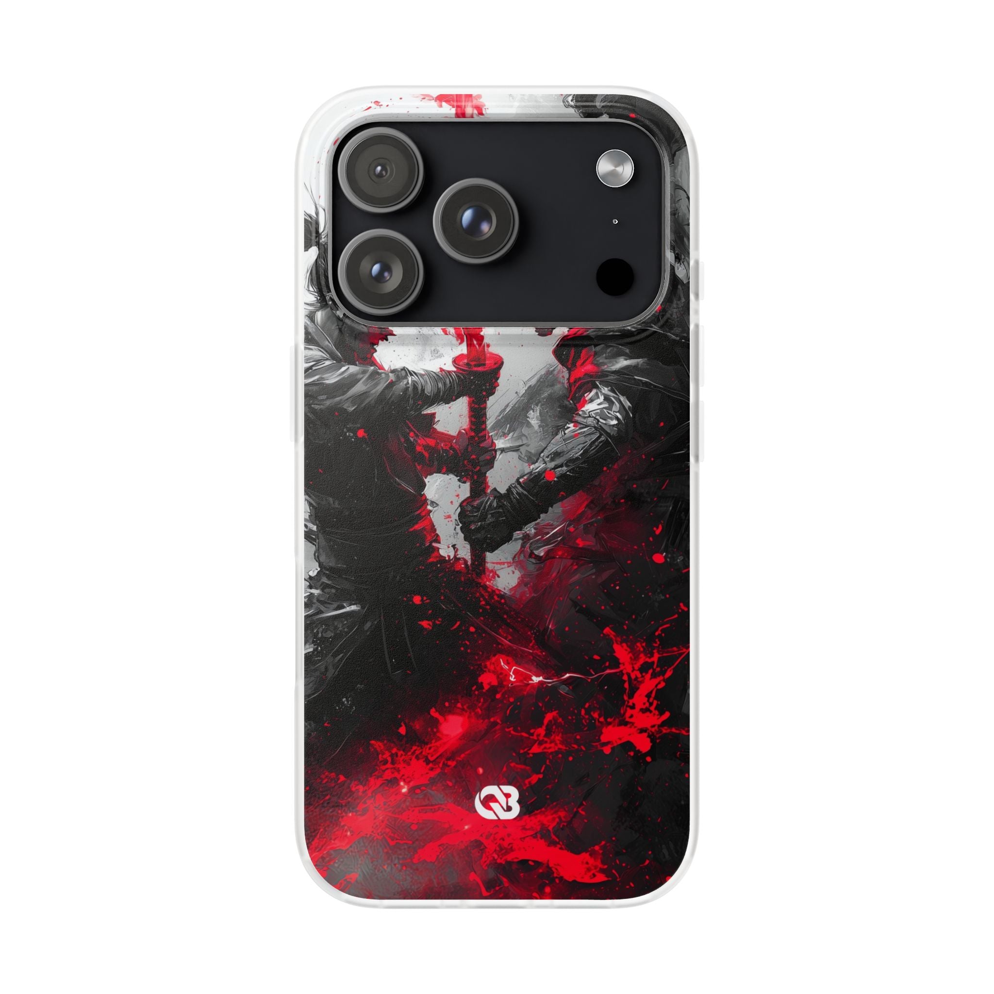 Shattered Crimson Duel · Soft Capa para iPhone
