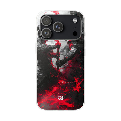 Shattered Crimson Duel · Soft Capa para iPhone