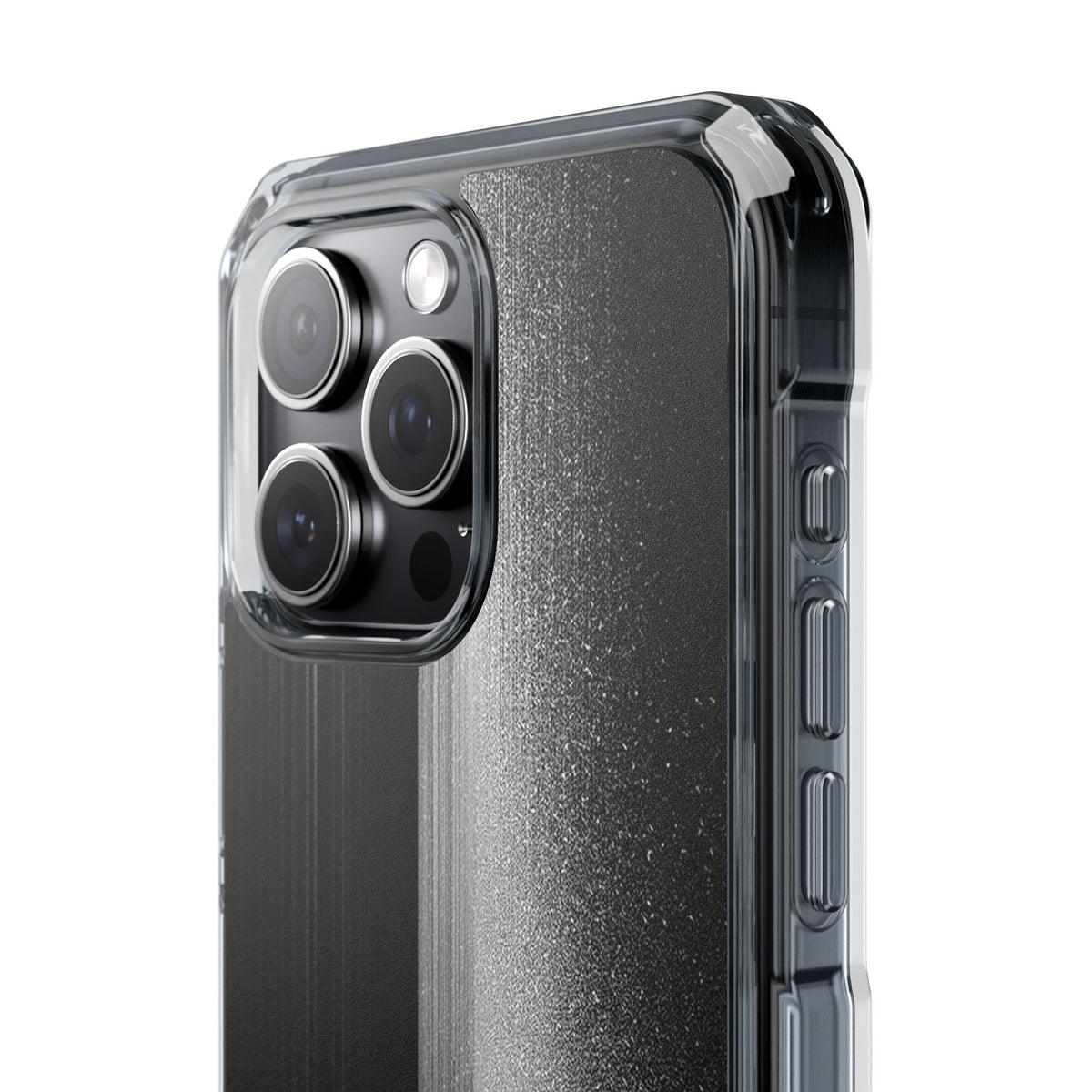 Orbital Monolith · Clear Impact Magnetic Phone Case for iPhone ·  Black