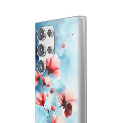 Pink Blossom Drift Samsung S23 Ultra Case - Soft