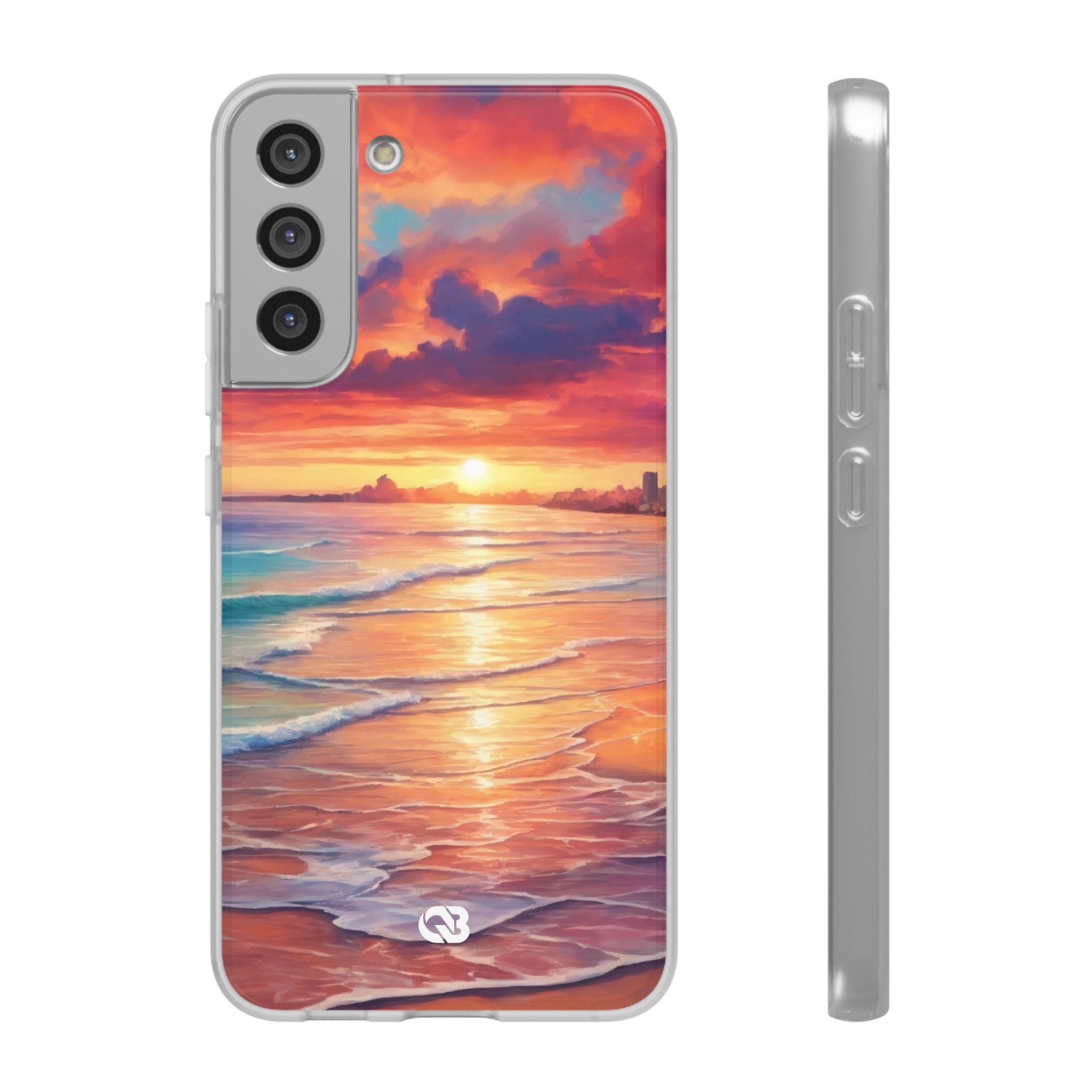 Crimson Shore Horizon · Soft Handyhülle für Samsung