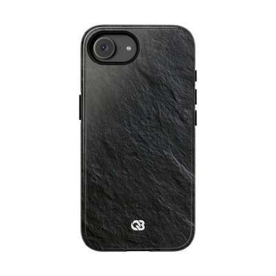 Obsidian Slate · Tough Phone Case for iPhone · Black