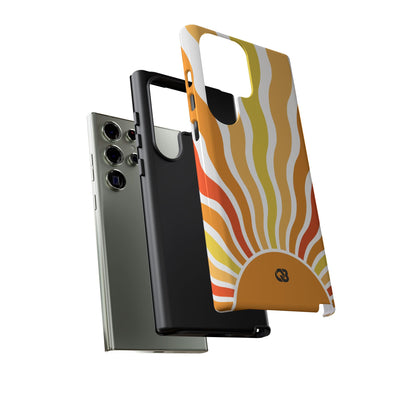 Amber Solar Waves · Tough Phone Case for Samsung