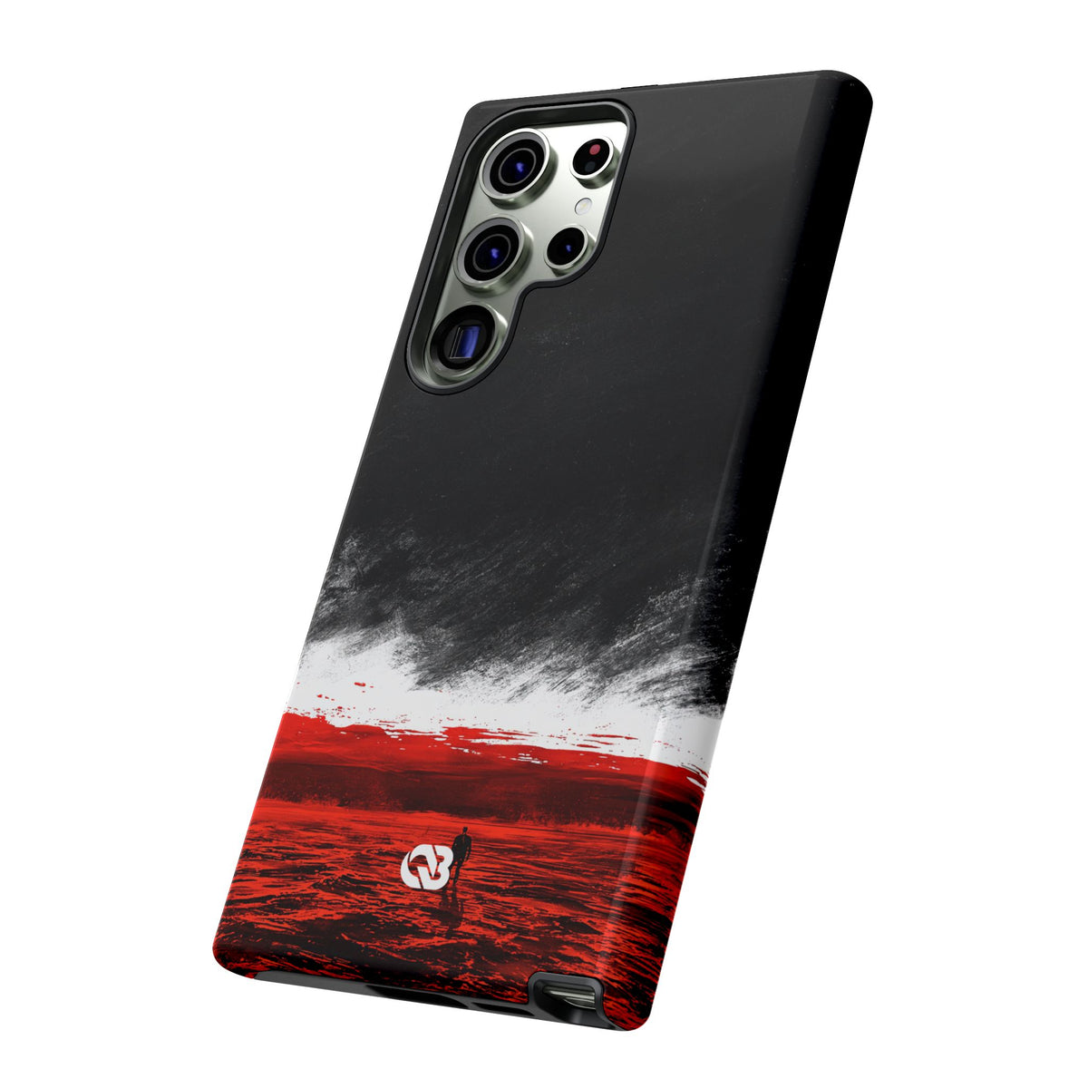 Crimson Void · Tough Phone Case for Samsung · Black