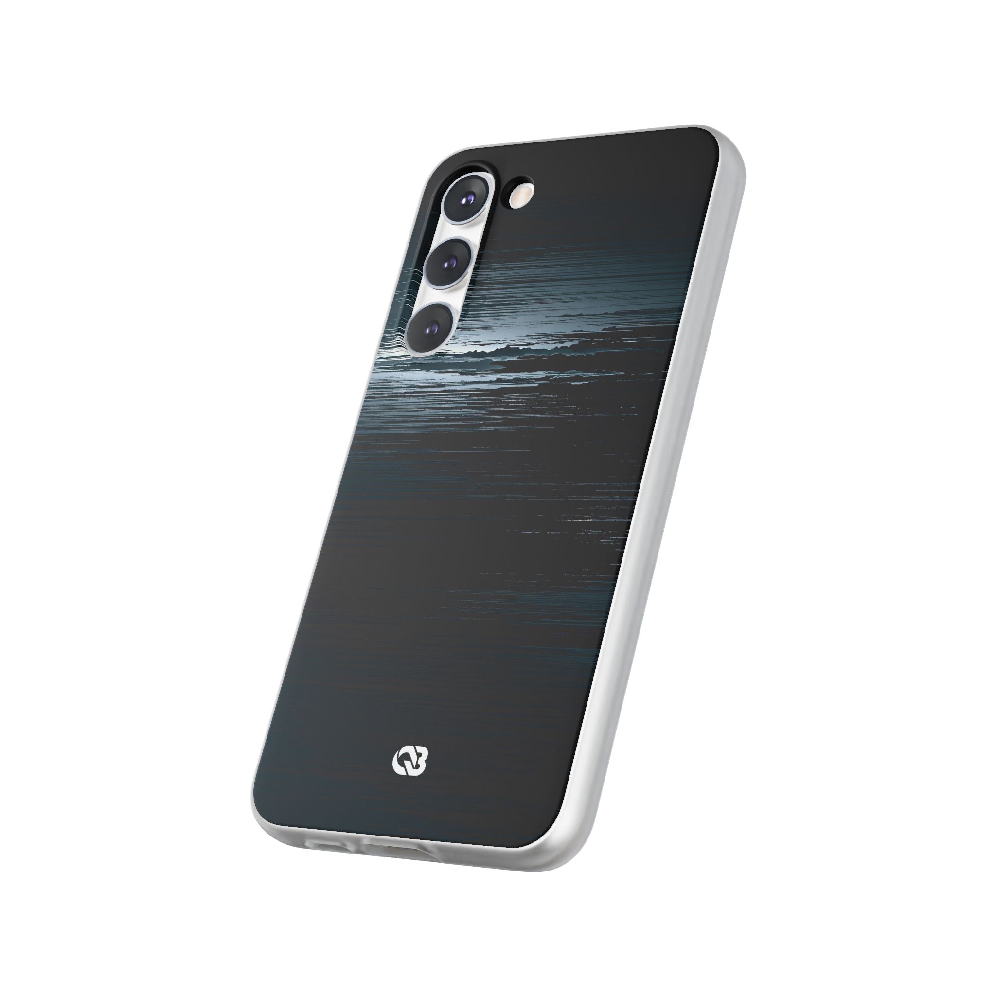 Black Lite Phone Case for Samsung - Frozen Signal Glitch