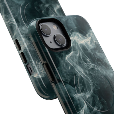 Luminescent Vapor Drift · Tough 2.0 Magnetic Phone Case for iPhone · Teal