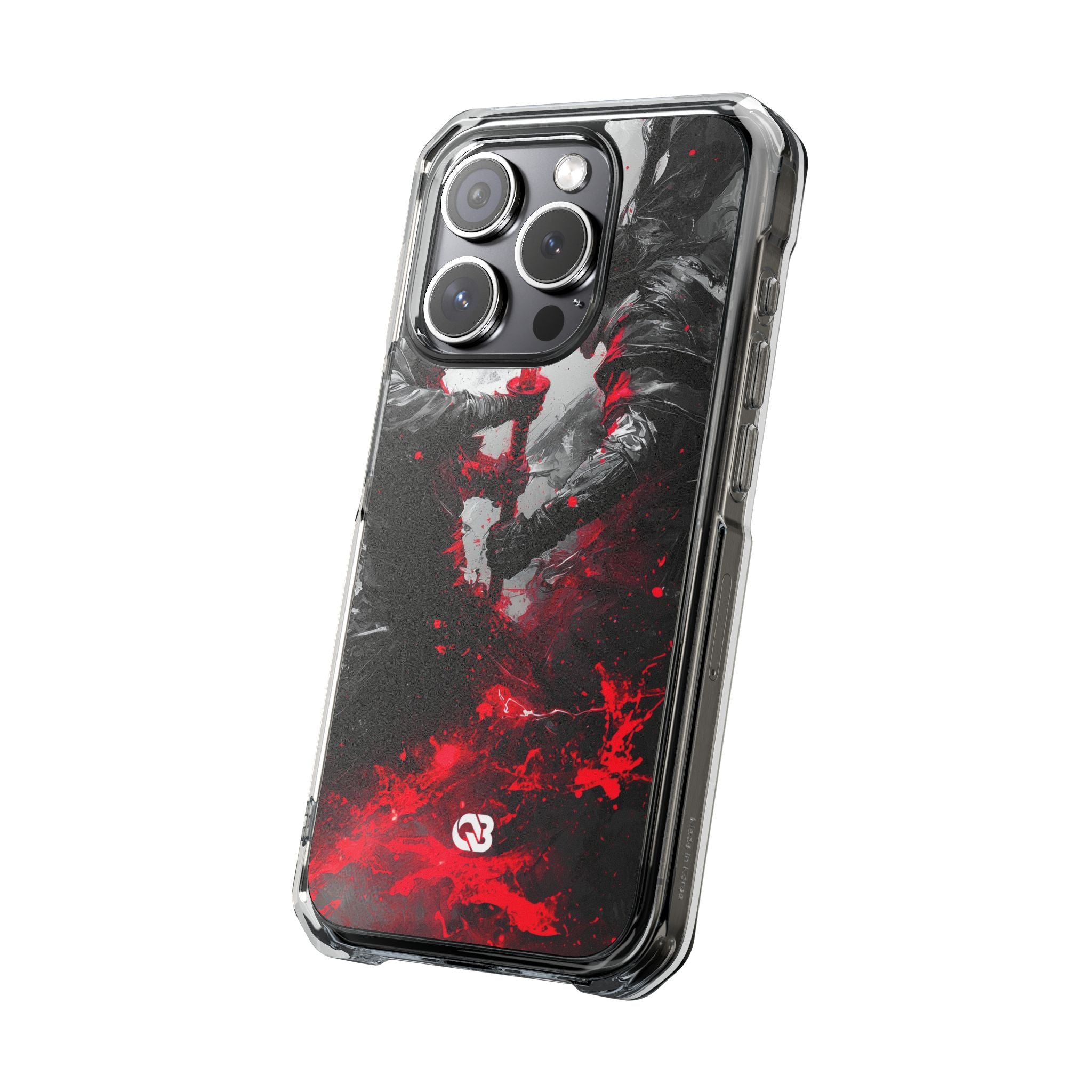 Shattered Crimson Duel · Impact Hoesje voor iPhone · Magsafe