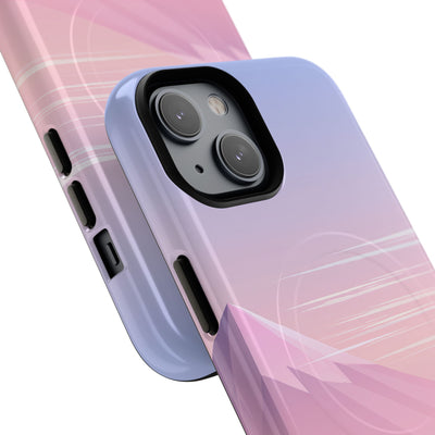 Purple Tough 2.0 Magsafe Phone Case for iPhone - Lavender Alpine Dawn
