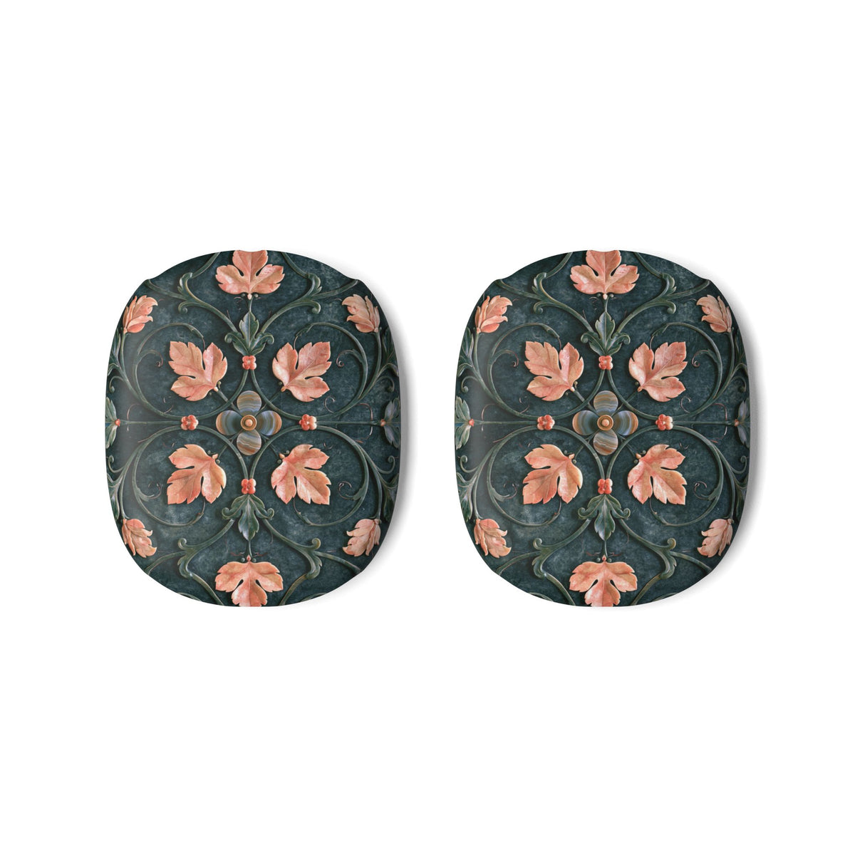 Florentine Rose Arabesque · Hard Case for AirPods Max · Green