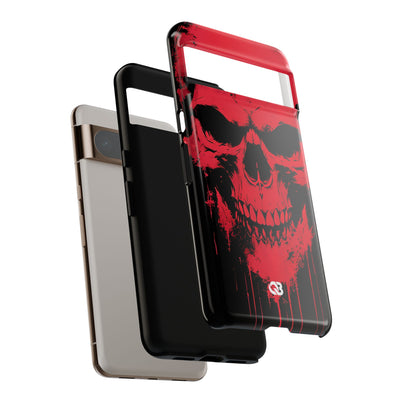 Crimson Street Skull · Tough Phone Case for Google Pixel