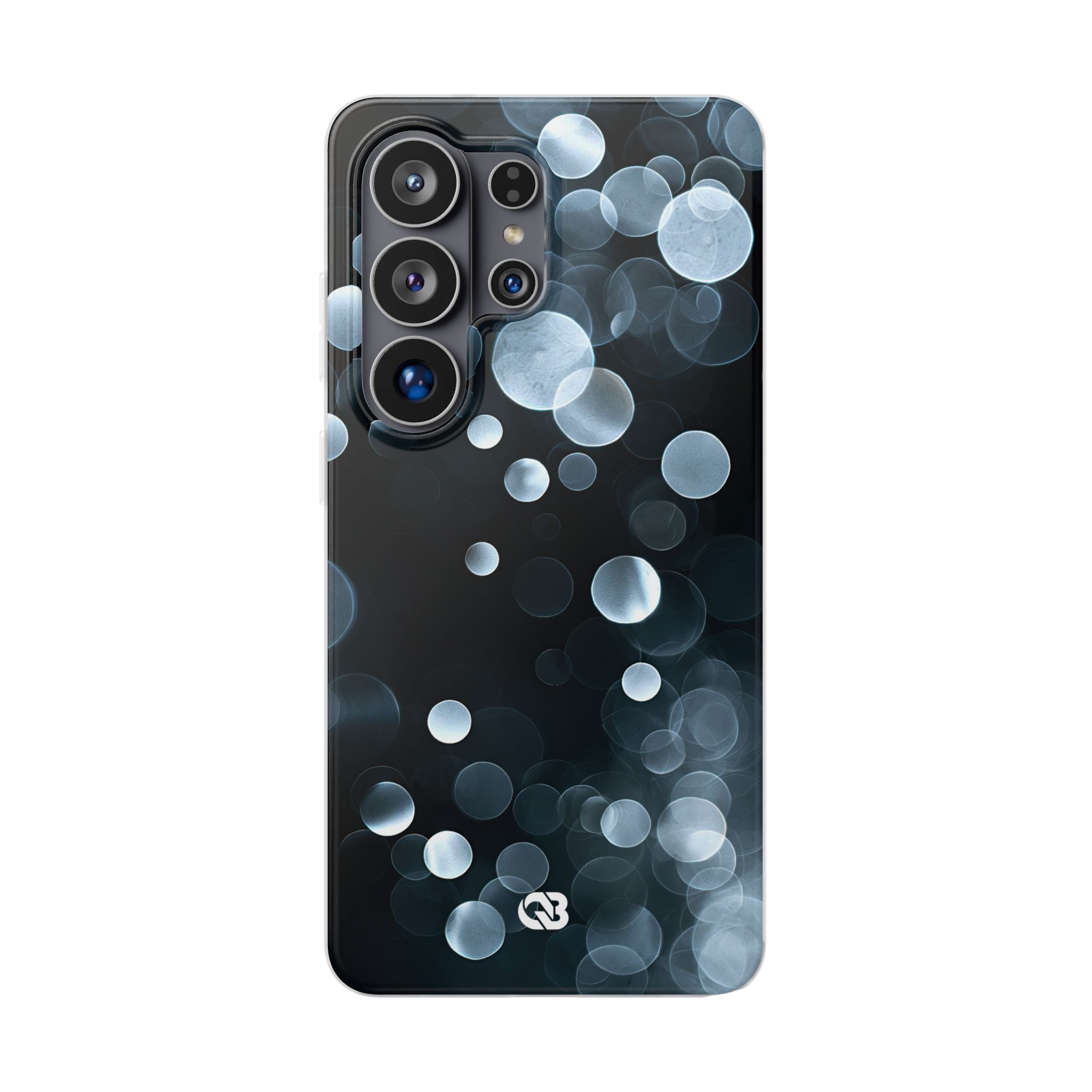 Black Lite Phone Case for Samsung - Silver Orbit Glow